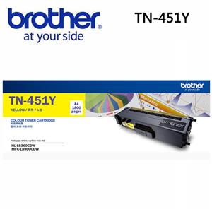 Brother TN-451Y 原廠標準容量黃色碳粉匣