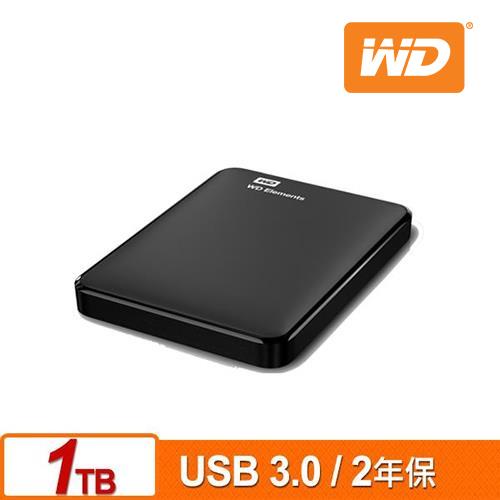 WD 威騰 Elements 1TB 2.5吋行動硬碟(WESN)