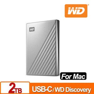 WD 威騰 My Passport Ultra for Mac 2TB 2.5吋USB-C行動硬碟