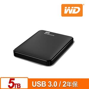 WD 威騰 Elements 5TB 2.5吋行動硬碟(WESN)