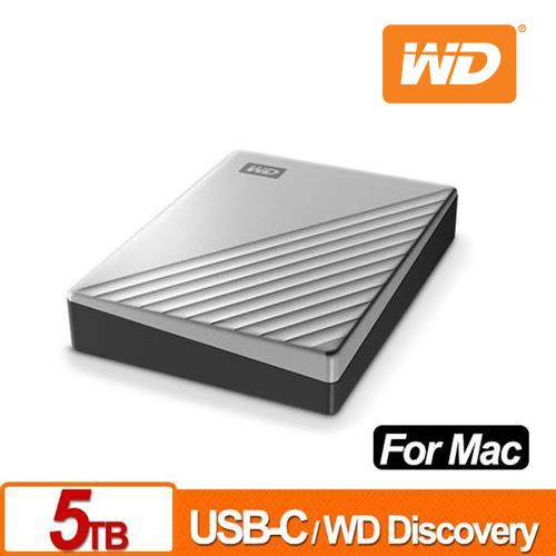 WD 威騰 My Passport Ultra for Mac 5TB 2.5吋USB-C行動硬碟