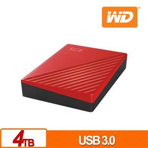 WD 威騰 My Passport 4TB(紅) 2.5吋行動硬碟