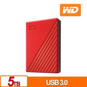 WD 威騰 My Passport 5TB(紅) 2.5吋行動硬碟