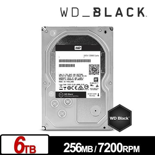 WD 威騰 WD6003FZBX 黑標 6TB 3.5吋SATA硬碟