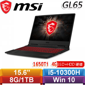 MSI微星 GL65 Leopard 10SCSR-006TW 15.6吋窄邊框電競筆電