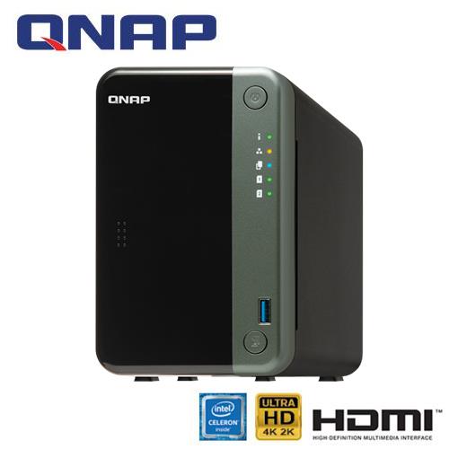 QNAP威聯通 TS-253D-4G 網路儲存伺服器