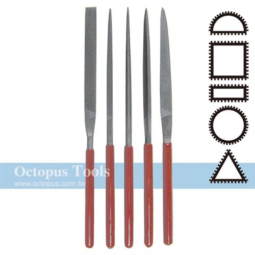 Octopus尚卓 銼刀5件組180mm(822.105)
