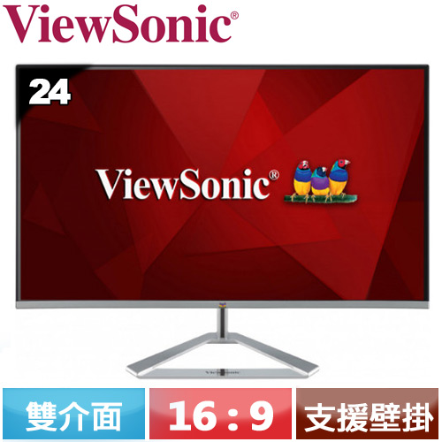 R1【福利品】ViewSonic優派 24型 IPS美型螢幕 VX2476-SH.