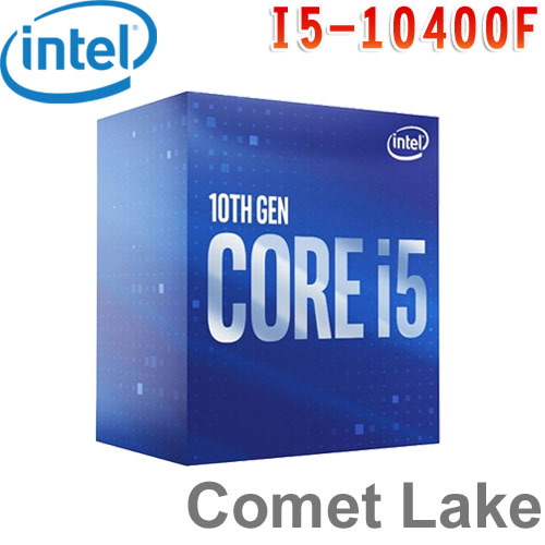 Intel英特爾 Core i5-10400F 處理器 (無內顯功能,有風扇)
