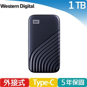 WD 威騰 My Passport SSD 外接固態硬碟 1TB(藍)