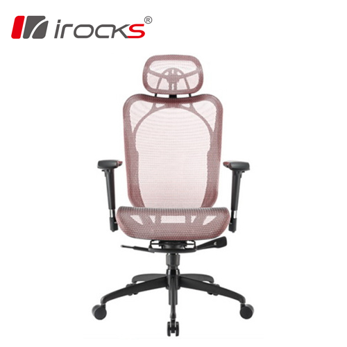 i-Rocks 艾芮克 T05 人體工學辦公椅 暖心粉