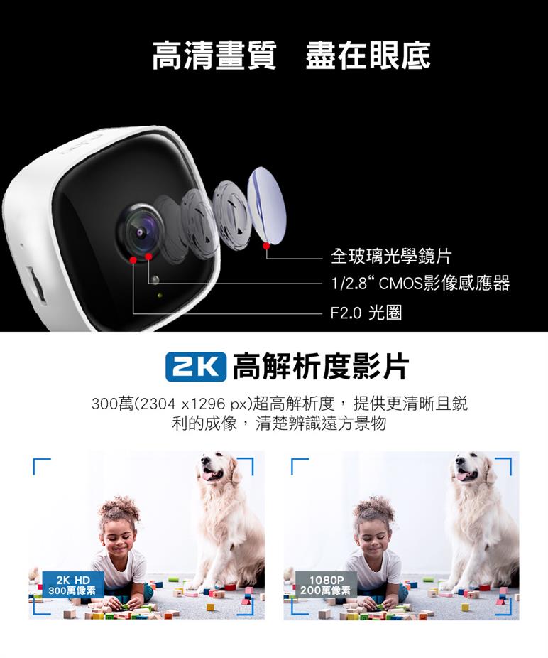 TP-LINK Tapo C110(EU) 家庭安全防護 Wi-Fi 攝影機