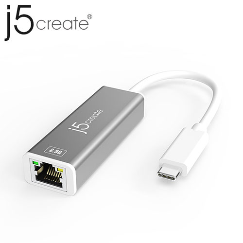 j5 凱捷 USB-C to 2.5G超高速外接網路卡 JCE145