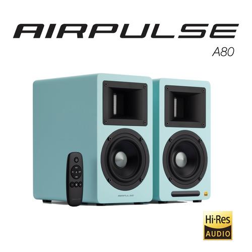 AIRPULSE A80 主動式喇叭(Tiffany 藍)-喇叭音響專館- EcLife良興購物網