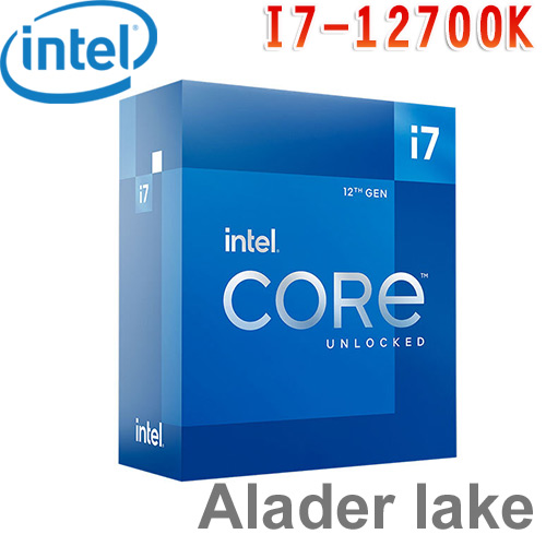 Intel英特爾 Core i7-12700K 處理器 (無風扇)