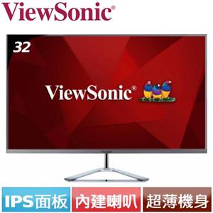 ViewSonic優派 32型 VX3276-2K-MHD-2 無邊框螢幕