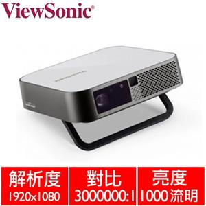 ViewSonic M2e Full HD無線瞬時對焦智慧微型投影機