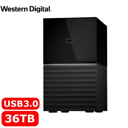 WD 威騰 My Book Duo 36TB(18TBx2) 3.5吋雙硬碟儲存