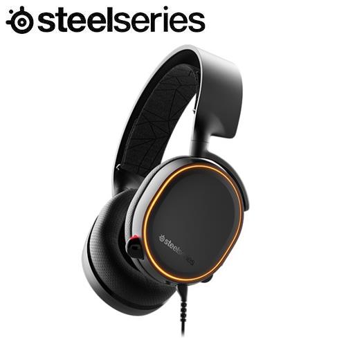 SteelSeries賽睿 Arctis 5 Black 有線電競耳機麥克風-黑色