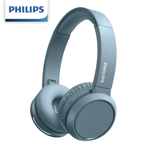 PHILIPS飛利浦 TAH4205BL 耳罩式無線耳機 藍色