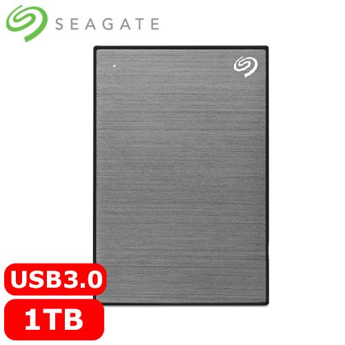 Seagate希捷 One Touch 1TB 2.5吋行動硬碟 太空灰 (STKY1000404)