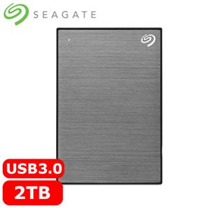 Seagate希捷 One Touch 2TB 2.5吋行動硬碟 太空灰 (STKY2000404)