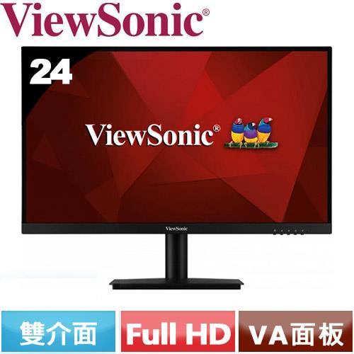 ViewSonic優派 24型 VA2406-MH 窄邊美型螢幕