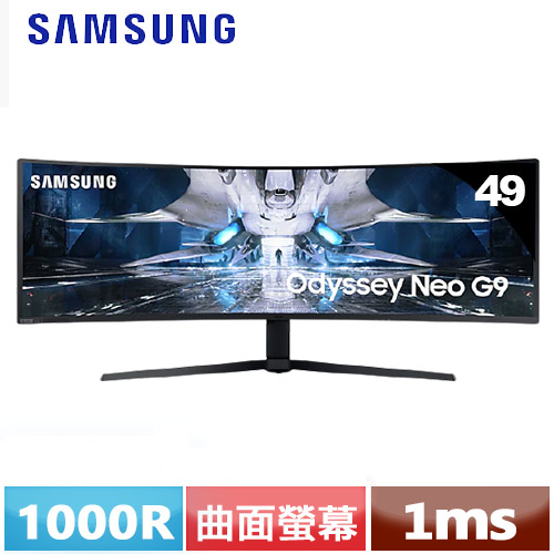 SAMSUNG三星 S49AG950NC 49型Neo G9 Mini LED曲面電競螢幕 