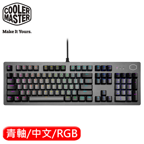 Cooler Master 酷媽 CK352 RGB 機械電競鍵盤 青軸