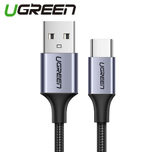 UGREEN 綠聯 編織版USB Type-C快充傳輸線 3m