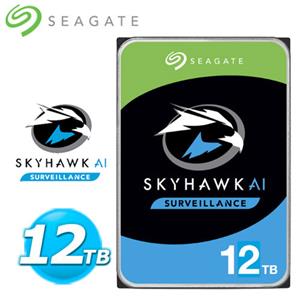 Seagate希捷 3.5吋 12TB 監控鷹【SkyHawk AI】7200轉 監控硬碟