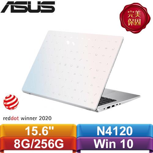 ASUS華碩 E510MA-0431WN4120 15.6吋輕薄筆電 夢幻白