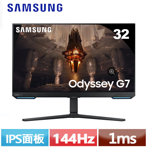 SAMSUNG三星 32型 Odyssey G7 平面電競螢幕 S32BG700ECXZW