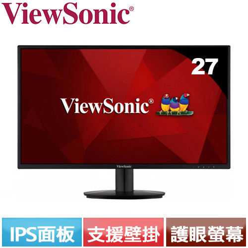 ViewSonic 優派 27型 薄邊框電腦螢幕 VA2718-SH