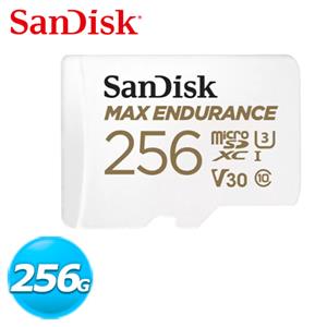 SanDisk MAX ENDURANCE microSDHC 256GB 極致耐久監控記憶卡