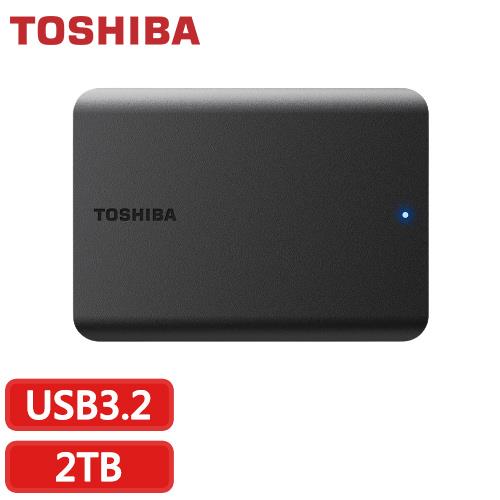 TOSHIBA Canvio Basics A5 黑靚潮V 2TB 2.5吋行動硬碟
