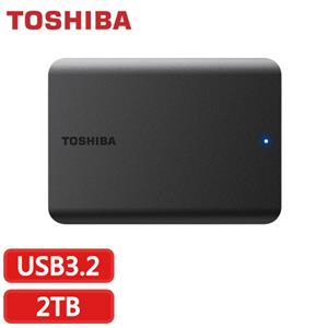 TOSHIBA Canvio Basics A5 黑靚潮V 2TB 2.5吋行動硬碟
