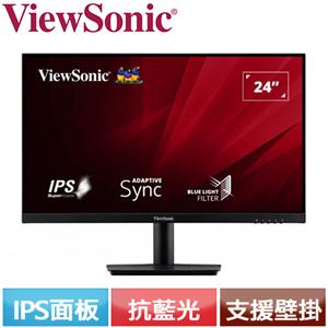 ViewSonic 優派 24型 Full HD VA2409-MH 無邊框螢幕