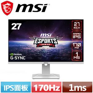 MSI微星 27型 Optix G274QRFW 電競螢幕