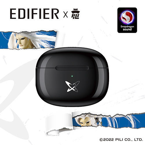 EDIFIER X PILI 霹靂葉小釵聯名款 PILI220真無線立體聲耳機 - 黑色