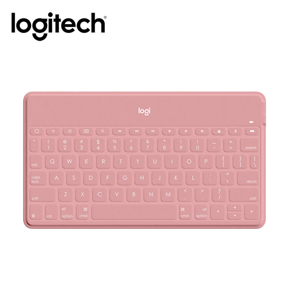Logitech 羅技 Keys To Go iPad藍牙鍵盤 - 粉