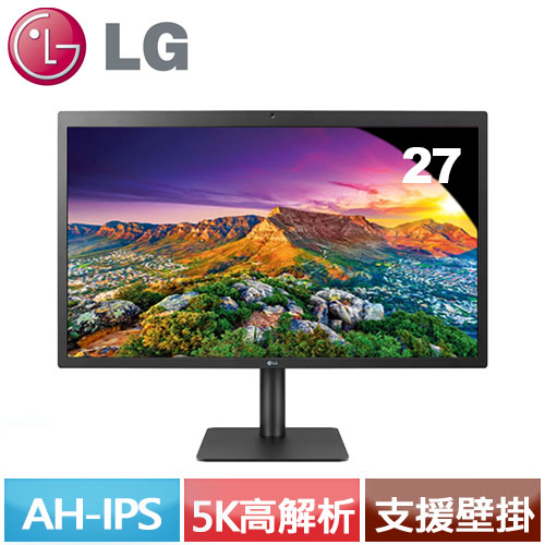 LG 27型 UltraFine 5K Mac 專屬顯示螢幕 27MD5KL-B