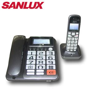 SANLUX 台灣三洋 數位子母無線電話機 DCT-8908 灰