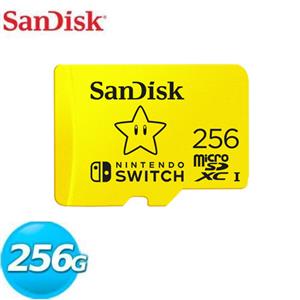 SanDisk Nintendo Cobranded microSDXC 256GB 專用記憶卡