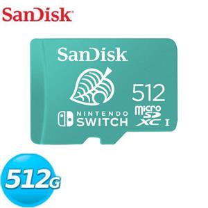 SanDisk Nintendo Cobranded microSDXC 512GB專用記憶卡