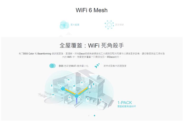 TP-LINK Deco X50 AX3000 家庭Mesh WiFi6系統(3入)