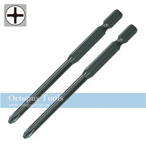 SUNFLAG 附磁十字起子頭#1x100mm 2入裝 (468.13B110)
