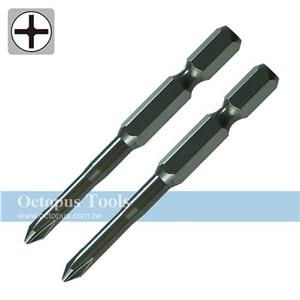 SUNFLAG 附磁十字起子頭 #2x65mm 2入裝 (468.13B206)