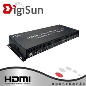 DigiSun VH744 4K2K HDMI 四進四出矩陣切換器
