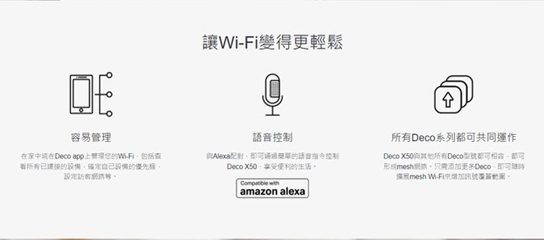 TP-LINK Deco X50 AX3000 家庭Mesh WiFi6系統(3入)